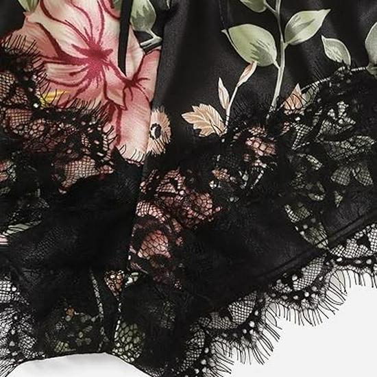 Women's Plus Size Sexy Lace Lingerie Set Pajamas