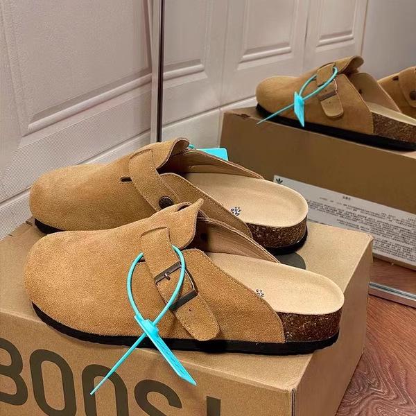 Официальные женские ретро шлепанцы Birkenstock на толстой пробковой подошве с закрытым носком - Универсальный трендовый дизайн для всех случаев 38 6260₽