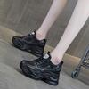 Spring and Summer Women's Shoes New Small Wedge Heel Muffin Thick Sole Inner Height Increase and Casual Single Shoes