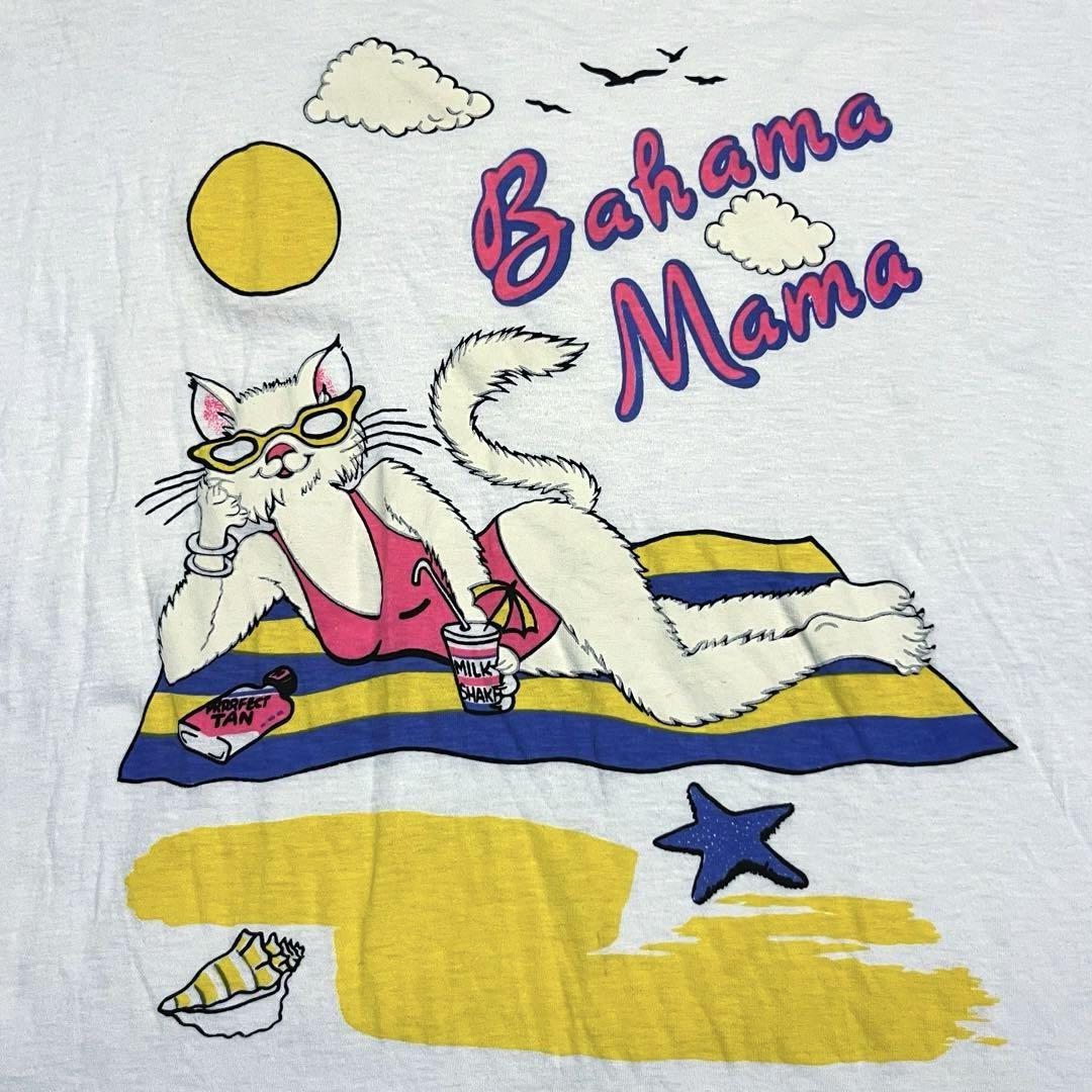 

[USED] BAHAMA MAMA 90s Sexy Cat T-Shirt, Erotic T-Shirt, Animal Tee