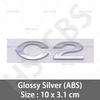 ABS C2 C4 C5 Heckklappen Emblem Logo Plakette Für Citroen C2 C4 C5 Auto Styling Heckklappen Aufkleber Emblem Heckklappen Aufkleber Zubehör ait256