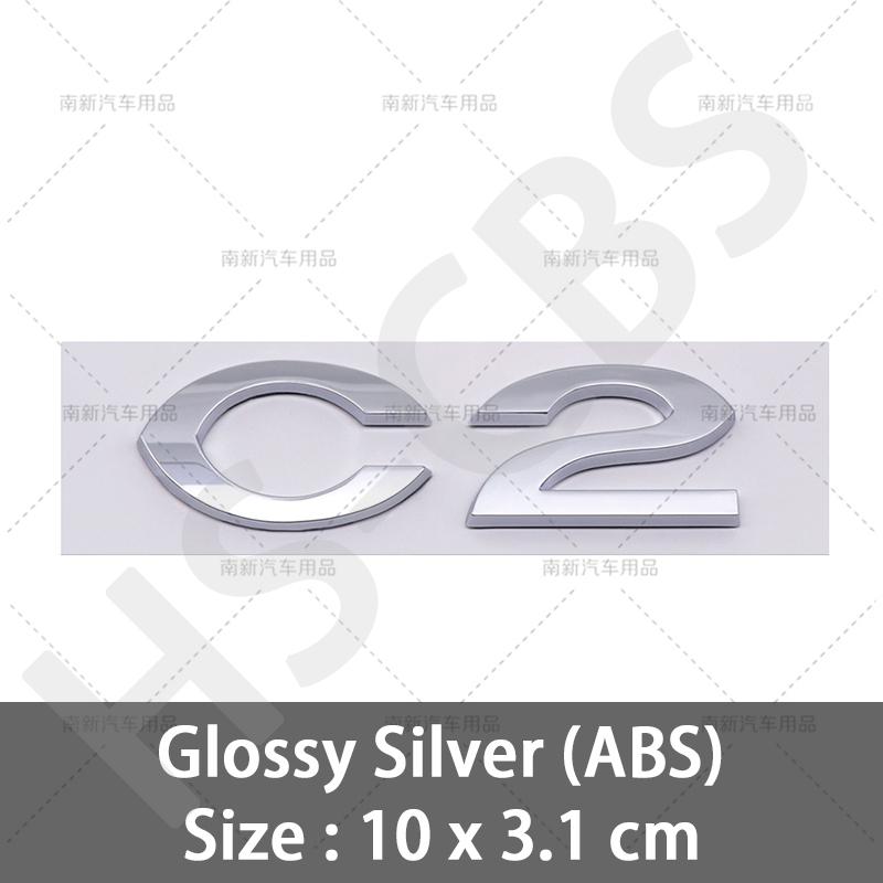 ABS C2 C4 C5 Heckklappen Emblem Logo Plakette Für Citroen C2 C4 C5 Auto Styling Heckklappen Aufkleber Emblem Heckklappen Aufkleber Zubehör ait256