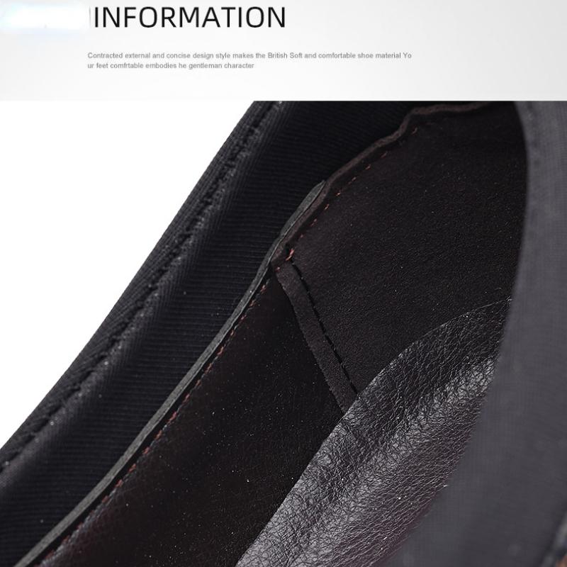 Brand Men's Casual Shoes Fashion Classic Men's Pu Leather Shoes Hot Sale Breathable Business Lace-Up Men Shoes Plus Size 38-50