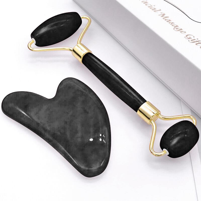 Face Gua Sha Scraper Board Massagers Natural Resin Gua Sha Roller Facial Skin Care Spa Massage Tool For Face Neck Skin Body