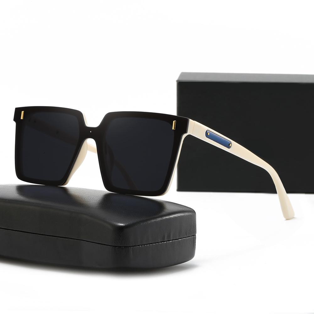 GM sunglasses women's high sense fashion big frame Internet celebrity sunglasses, men's one-piece polarizer