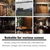Outdoor Wall Decor Round Art Sign Retro Style Metal Welcome Rustic Patio for Front Door Bedroom Bathroom Bar Decoration Weatherproof