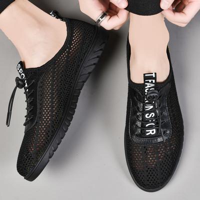 Bărbați de marcă pantofi casual de vară 2024 pantofi ușoare din piele casual bărbați comozi pentru bărbați pantofi de conducere pantofi pentru bărbați scobiți