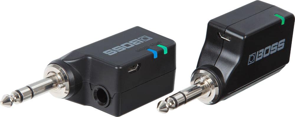 BOSS Guitar Wireless System with Cable Tone Automatically Establishes Optimal Wireless Up To 7 Hours of Playback Via USB for and Electronic