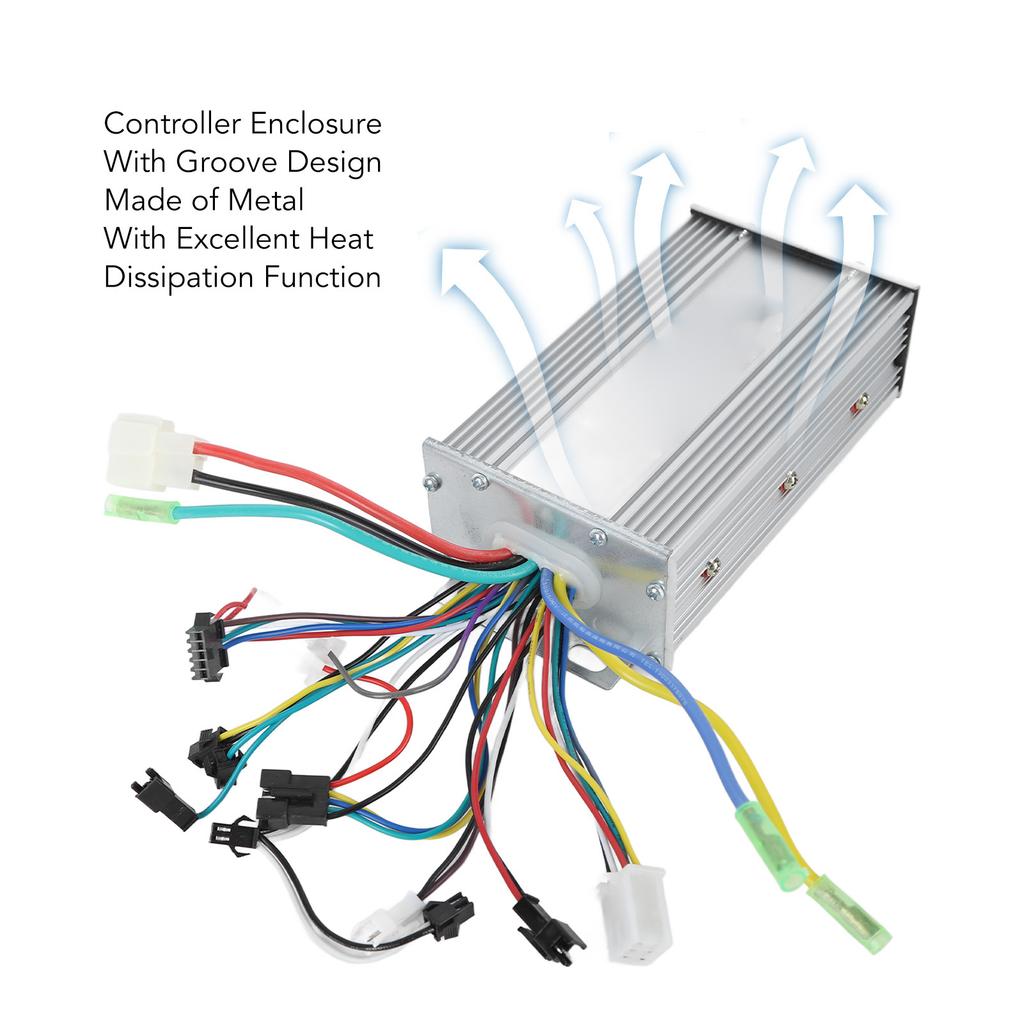 500w Bike Dual Drive Controller Kit with Display Panel Electric Bicycle Conversion Kit for Electric Scooter 48V 60V