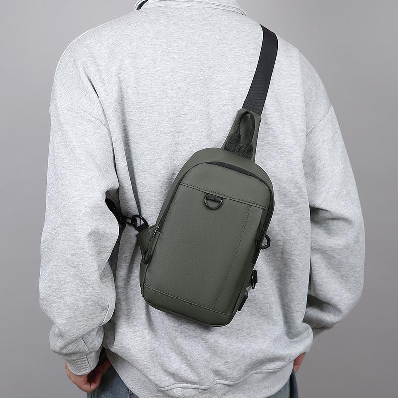 Chest Bags Men's One Shoulder Crossbody Bag Large Capacity Outdoor Sports Leisure Fashion Small Shoulder Bag Backpack