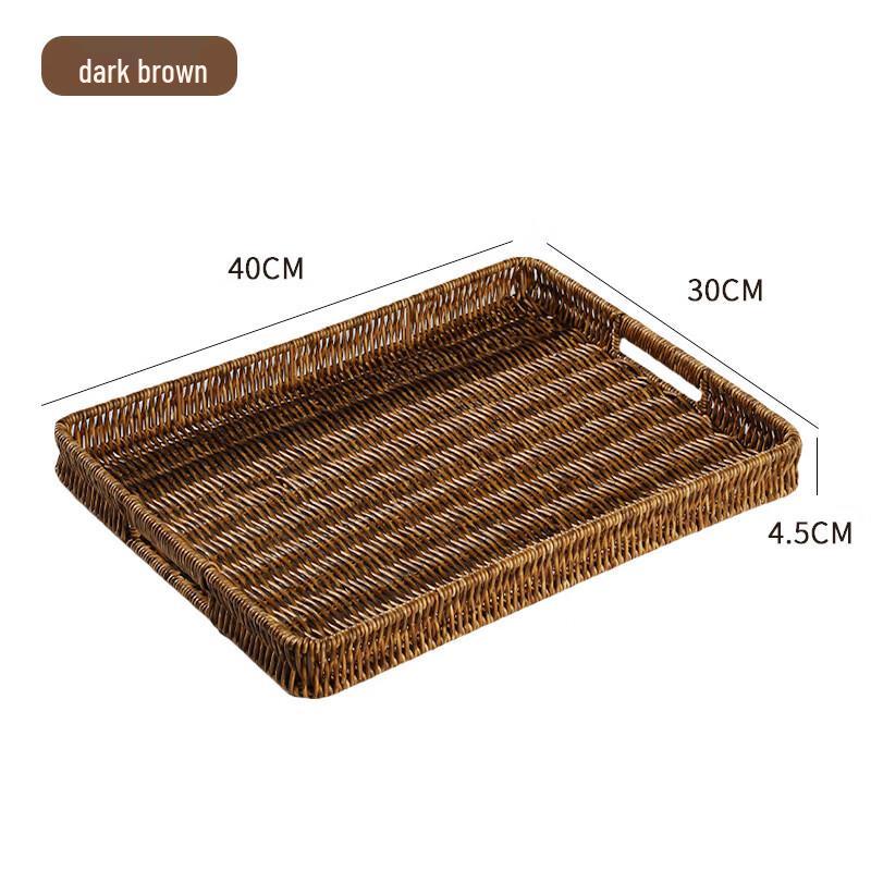 

Japanese Style Plastic Serving Tray & Storage Basket