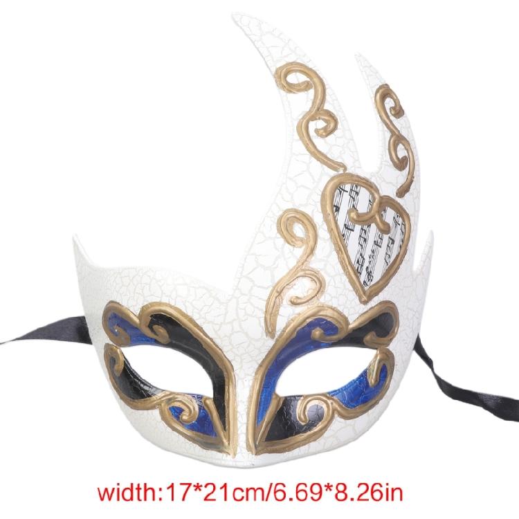 Masquerade Half Face Mask Halloween Eyemask Costume Half Mask Masquerade Costume Accsessory for Women Men Halloween