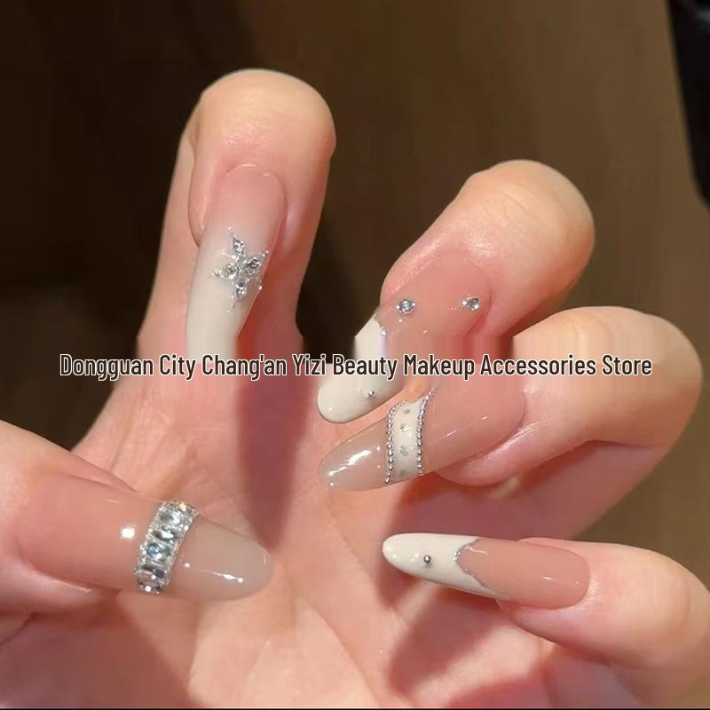 

Handmade Cat-Eye Short Nails: High-End, Skin-Brightening Nail Art, 2025 New Style Stickers Large