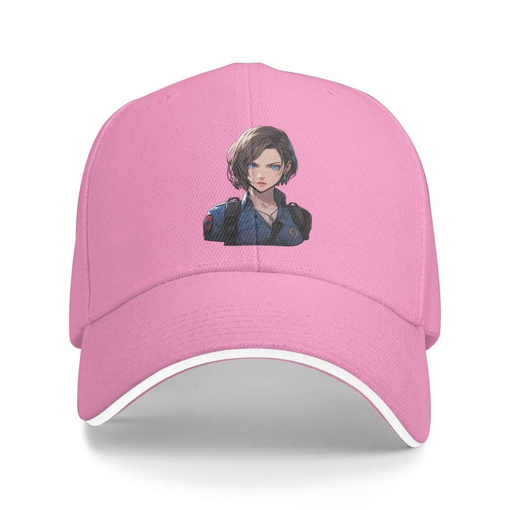 Residents Evils Jill Valentine Cartoon Casual Baseball Cap Summer Trucker Hat Tennis Skate Snapback Cap Men Retro Baseball Caps