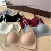Invisible Push-Up Bra with Seamless Design Enhances Look, Comfortable Breathable Fit, Fixed Cup, and Beautiful Strappy Back
