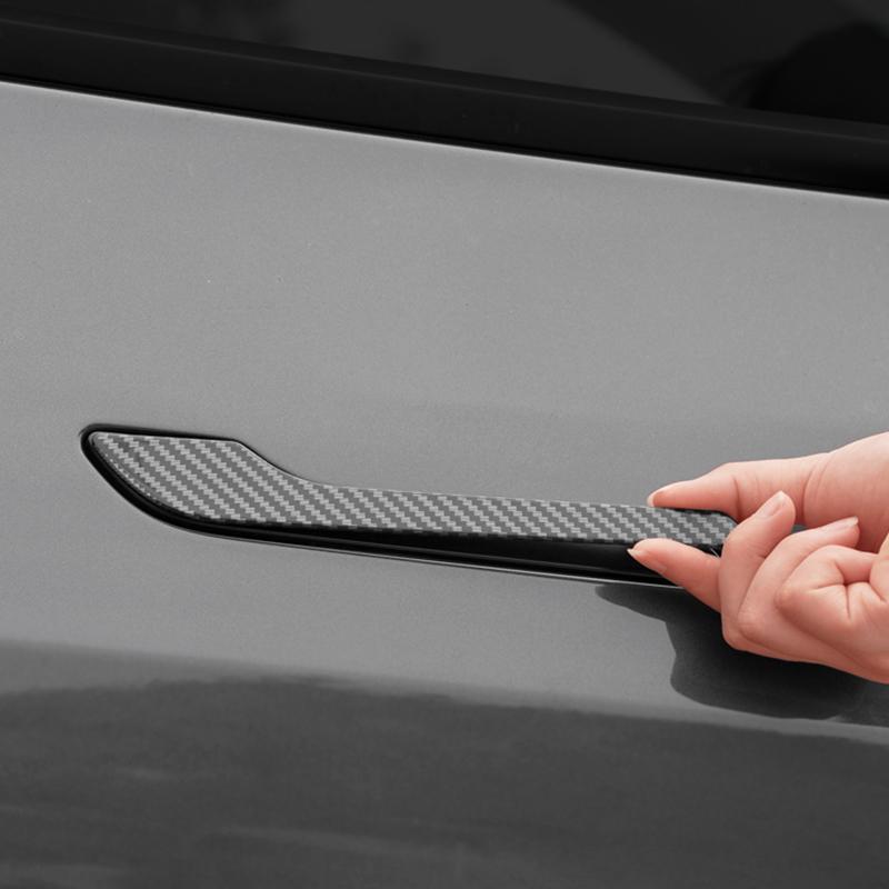 For 6-Seater Tesla Model YL Door Handle Decorative Strip Model Y L Door Handle Protective Strip 4pcs Interior Mirrors 6