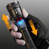 1000LM Telescopic Zoom Flashlight Outdoor White Laser USB Flashlight Flashlight Charging Household Rechargeable Emergency X1L2