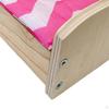 Dollhouse Miniature Bed for 1/12 BJD Dolls Photo Props Mini Simulation Wooden Furniture with Quilt,