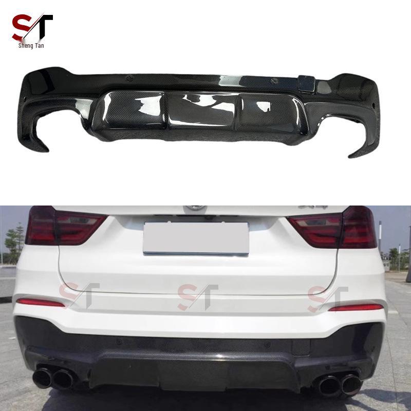 BMW X4 F26 Carbon Fiber 3D Rear Lip Diffuser Body Kit Accessory