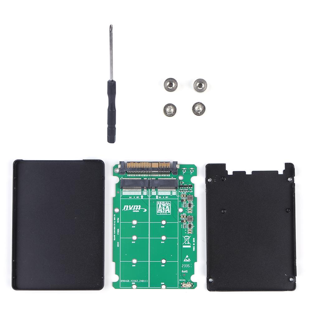 

M.2 SSD To U.2 Adapter 40Gbps PCIe M.2 Converter M.2 NVMe SATA-Bus NGFF SSD To U.2 SFF-8639 Adapter for Desktop Computer PC зелений