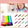 100 Colorful Pcs Plush Root Twisting Rod Soft Felt Wire Strips Diy Decorations