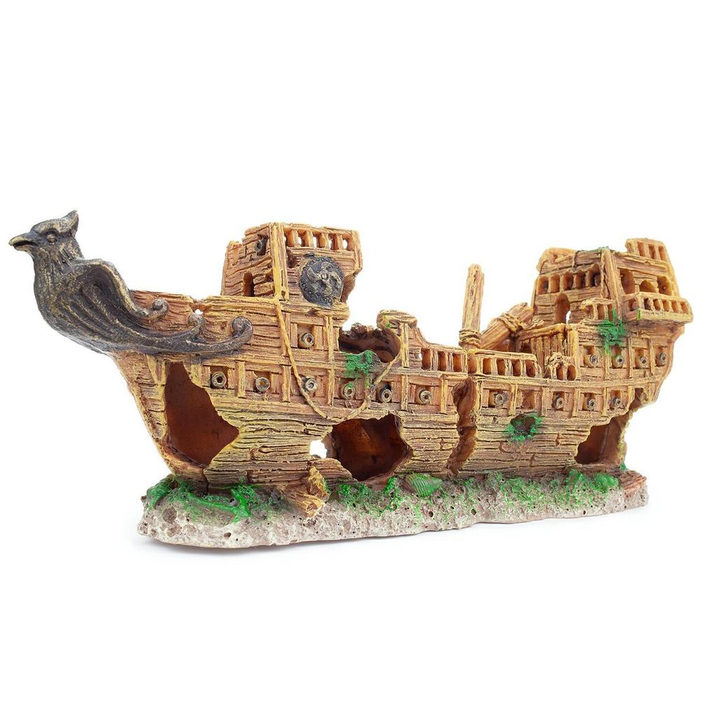 Happet - Aquarium Ornament Shipwreck 25Cm