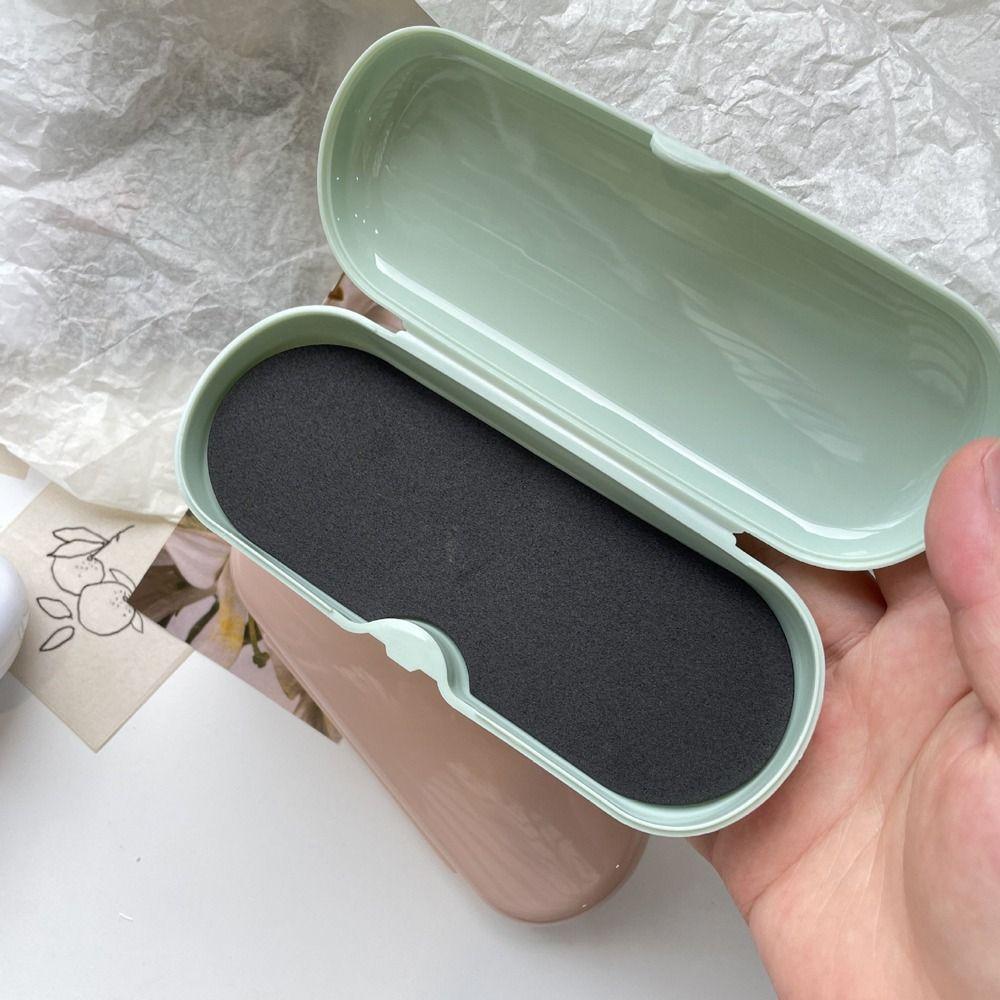 Einfarbiger Brillenetui Wasserdichter Brillenhalter Mode Kunststoff Sonnenbrillenbox Weiblich/Männlich