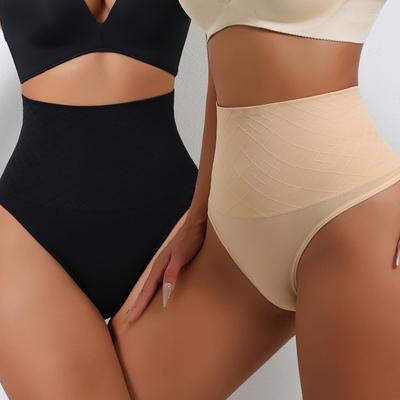 Tangas mit hoher Taille, T-Back-Slip für Damen, Panty-Bikini, Bauchkontrolle, Shapewear-Slip, Übergröße, Unterwäsche, Dessous