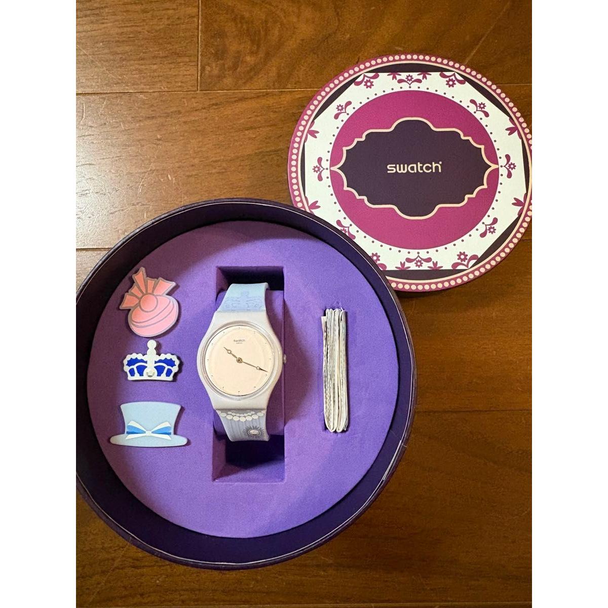 Used [Rare limited edition] Swatch Club limited edition Swatch CURTSY wristwatch Swatch CURTSY GV131
