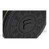 New FILA Polyurethane Small Round Bag Shoulder Bag Crossbody Bag Mini Women's Jet Black F13W229167F-BK