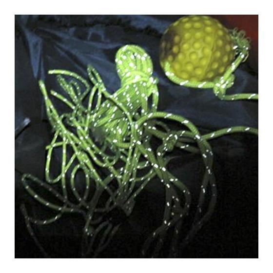 Generic [No Brand Product] Fluorescent Rope for Tent Outdoor 20m Green (1.8mm)
