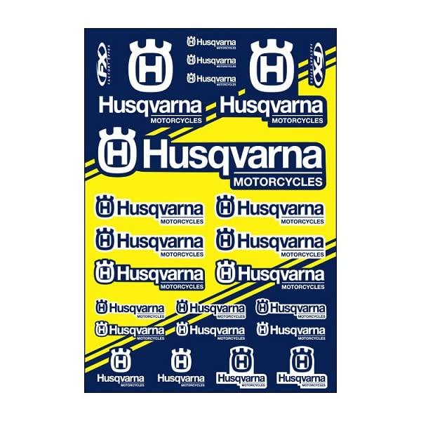 Factory Effex HUSQVARNA OEM Sticker Sheet HUSQVARNA FX22-68630
