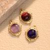 Maillard Style Multicolor Natural Stone Oval and Irregular Pendant, Necklace, Earrings, and Bracelet Accessories