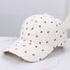 Simple Flower Embroidery Cap Spring and Summer New Outdoor Fashion Versatile Face Small Sunshade Baseball Cap