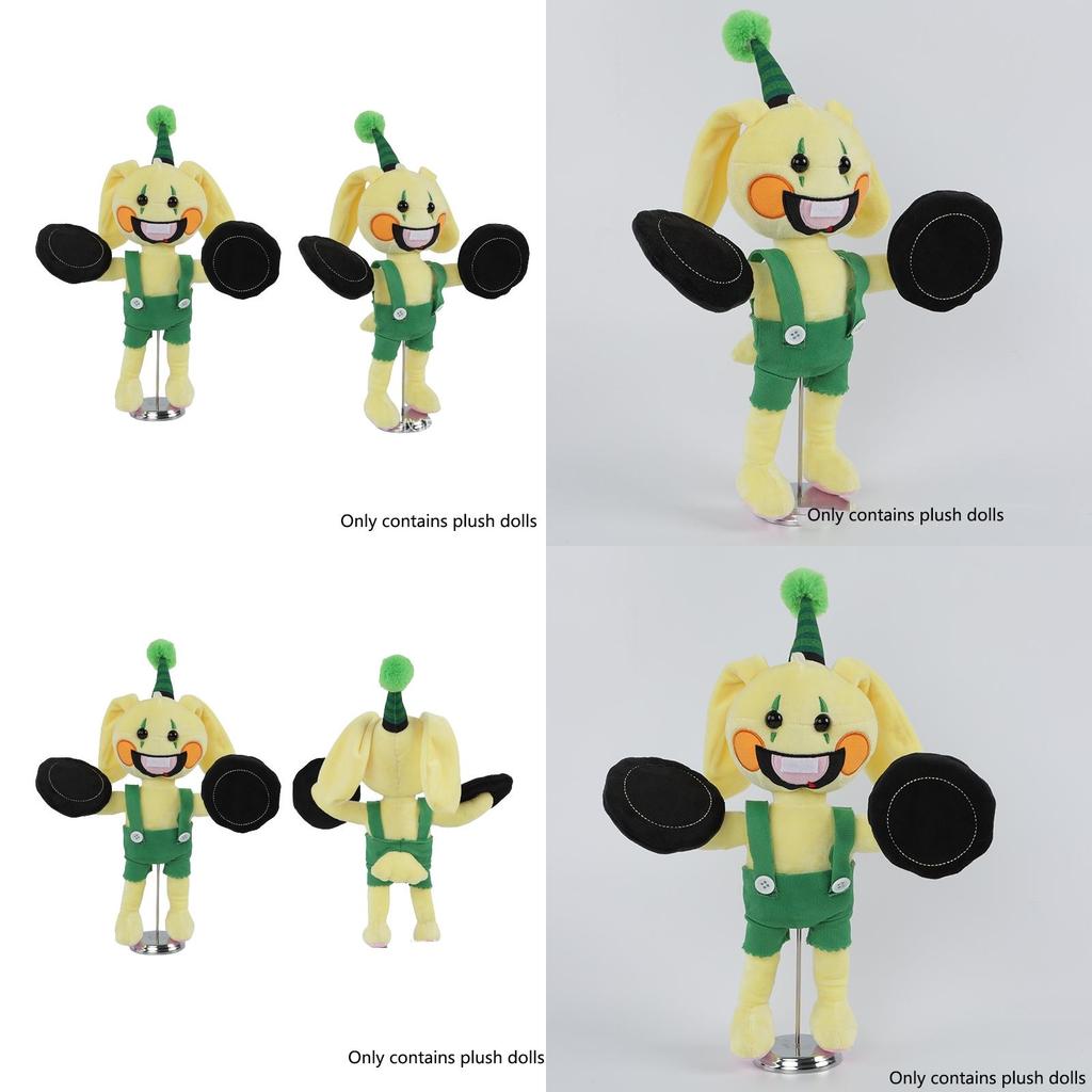 Poppy Playtime Bunzo Bunny Plysjleke Dukke Huggy Wuggy Gul Kanin Myk Klembar