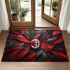AC Milan Design Crystal Velvet Rug Soft Decorative Mat for Bedroom Entrance
