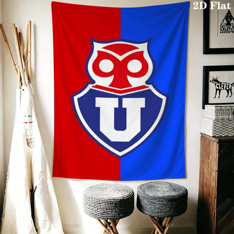 Universidad de Chile Wall Tapestry Aesthetic Wall Hanging Printed Fabric Blanket Decorative Tapestries for Bedroom Living Room Home Decor