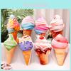Adorable Plush Ice Cream Pillow Soft Fruit Inspired Design For Cozy Decor