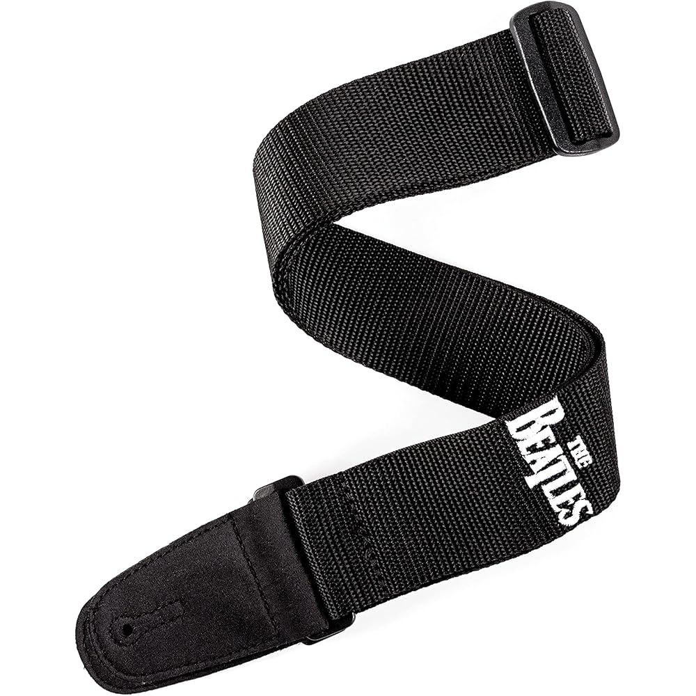 D'Addario Daddario Guitar Strap The Beatles Black Poly-Pro Guitar Strap PWSBT100 [Domestic Genuine]