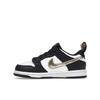 Nike Dunk Low PS White Off Noir Kids Sneakers Black Summit-White Metallic-Gold-Star DR6918-001