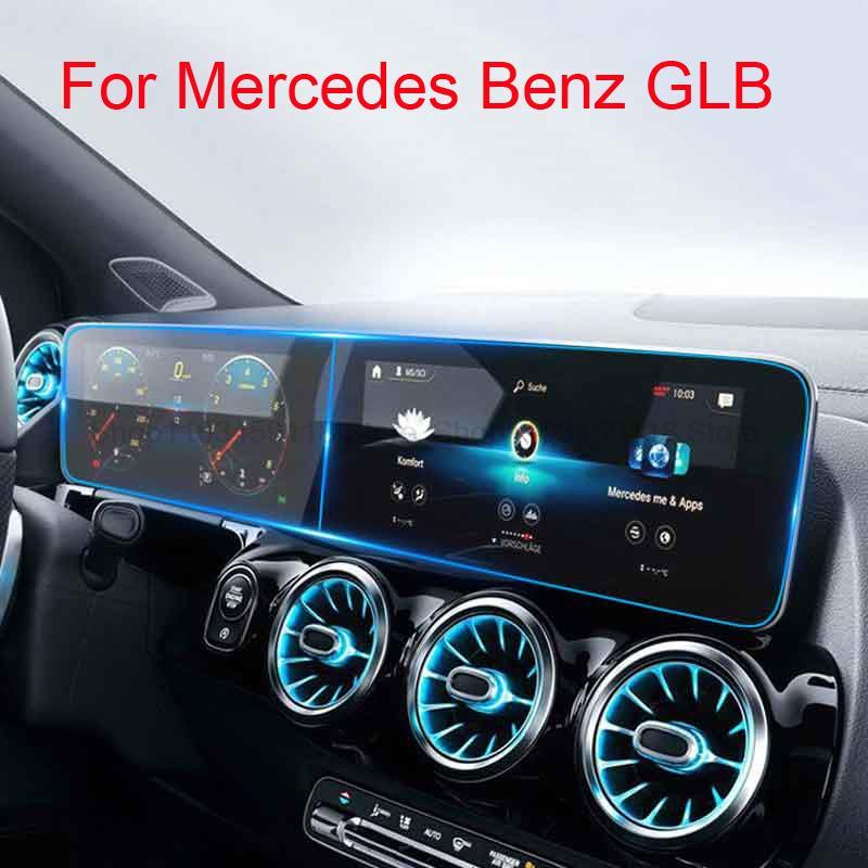 Tempered glass protective film For Mercedes Benz GLB 180 200 car Car Interior GPS navigation LCD screen Anti-scratch