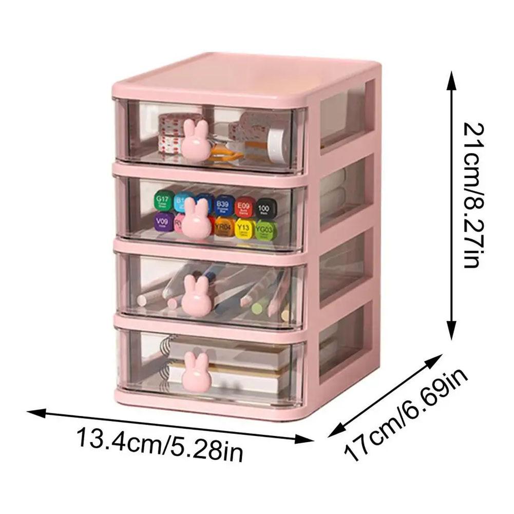 Office Decor Desk Organizer Multi-layer Drawer Organizer For Workspace Cute Accessories Cute Desk Accessories Efficient Storage