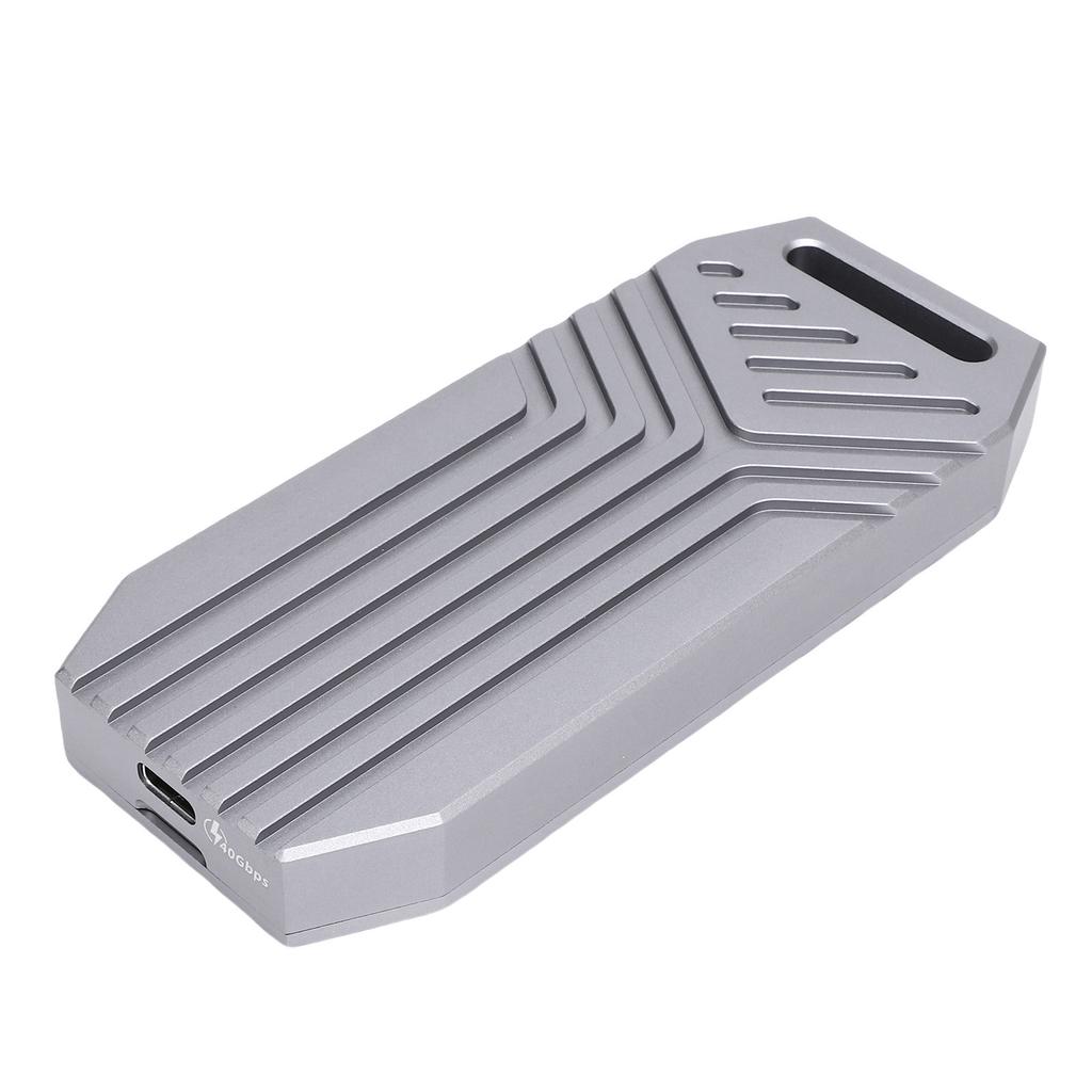 USB 4.0 SSD Enclosure Aluminum Alloy Built in Fan 40 Gbps NVMe M.2 SSD Enclosure Fit for Thunderbolt 3 4