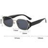 Xiaomi Women Geometric Hexagon Sunglasses UV400 Metal Acetate Frame Fashion Shades For Street Dating Party 2239 Vacation Outdoor