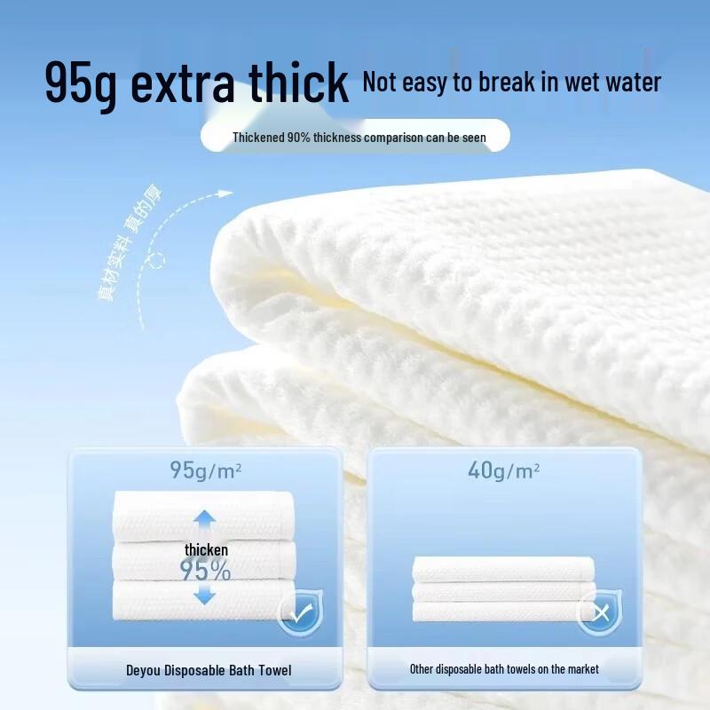 DeYou Extra Large Thickened Disposable Bath Towels