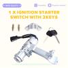 A99F-Ignition Starter Switch With 2 Keys For Toyota 4Runner Pickup 1989-1995 Hilux 1988-1997 Part Numbers 45280-35240 4528035240