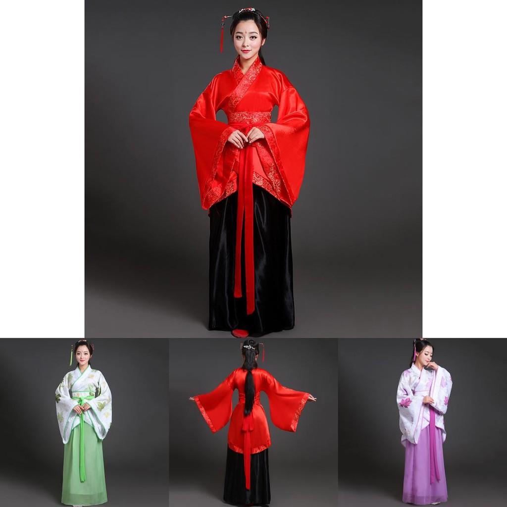 Exquisite Ancient Chinese Fairy Hanfu Dress Ideal For Cosplay And Performances
