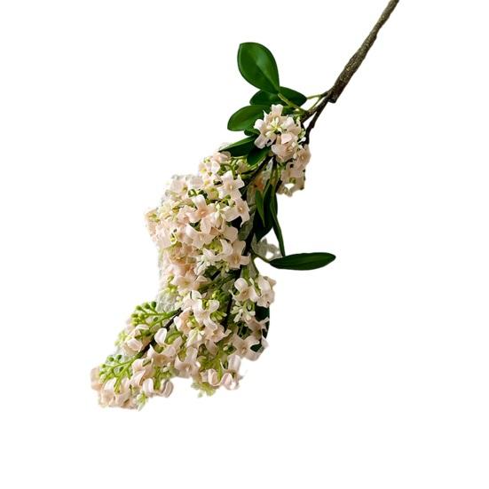

Artificial Flowers Lilac Bouquet for Home Office Decoration Realistic 3D Modeling Adjustable Stems Reusable Floral Arrangement Props