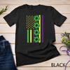 Womens Mardi Gras US Flag Soccer Football Patriotic Men Women Unisex T-shirt