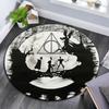 Harry Potter2,Round Area Rug,Carpet Rug for Living Room Bedroom Sofa Playroom Decor,Non-slip Floor Mat